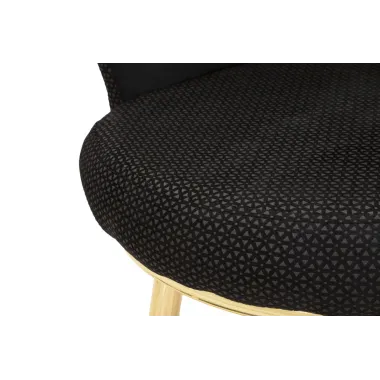 Fotel MINDY Czarny 70x63x83 cm